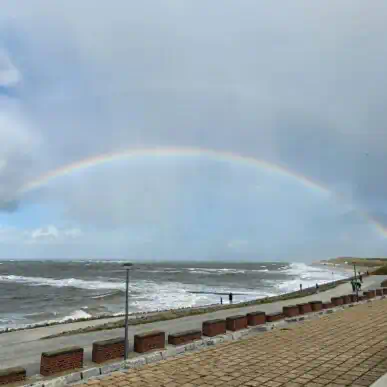 Regenbogen auf Baltrum